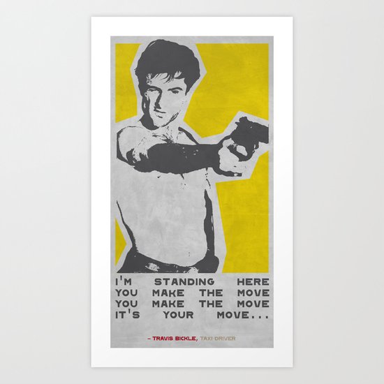Taxi Driver Art Print
