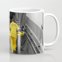 Cleaning Service in Forli Station Street Photography Coffee Mug