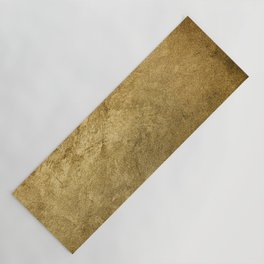Golden texture background. Vintage gold. Yoga Mat