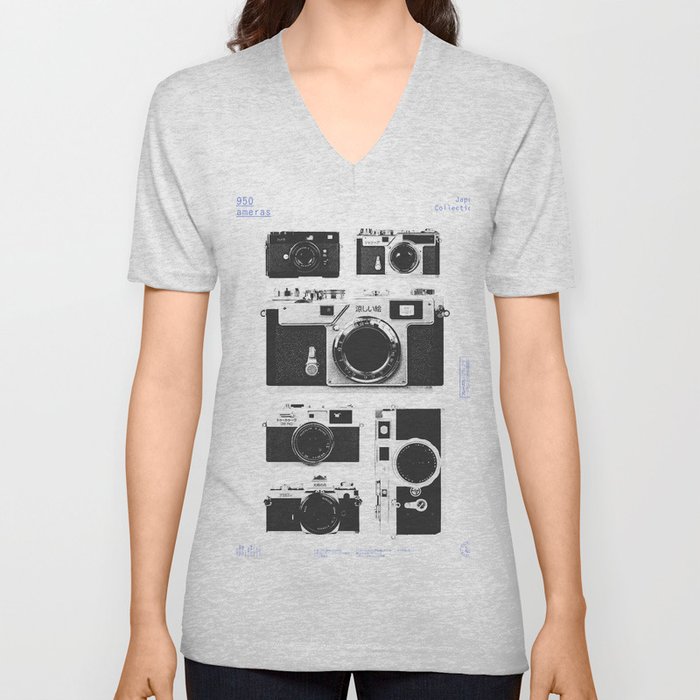 Cameras : 1950 / Japan Collection V Neck T Shirt