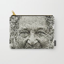Portrait of a old man in the street Carry-All Pouch