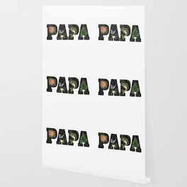 Papa fishing Fathersday 2022 gift Wallpaper