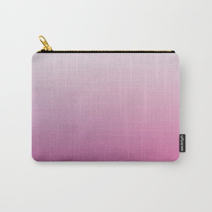Faded Vintage Pink Ombre Carry-All Pouch