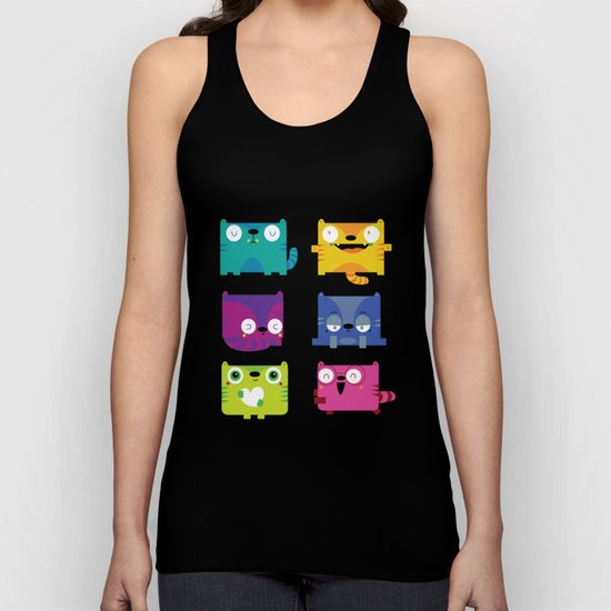 Cats Unisex Tank Top