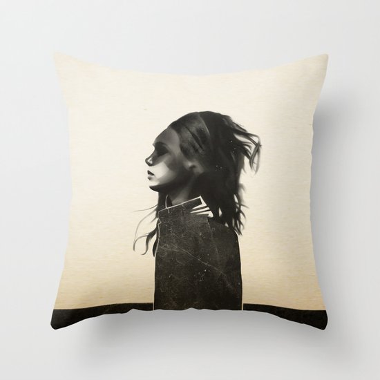 Unusual Encounter Throw Pillow