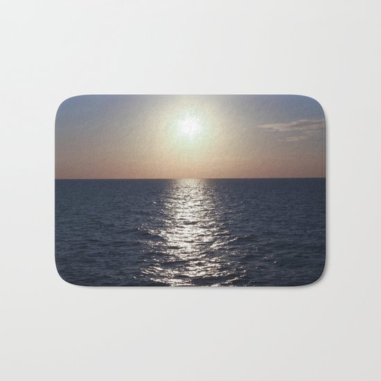Sunset, Santorini Bath Mat