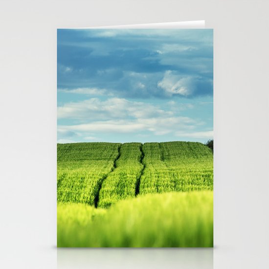 Fields of Green Stationery Cards