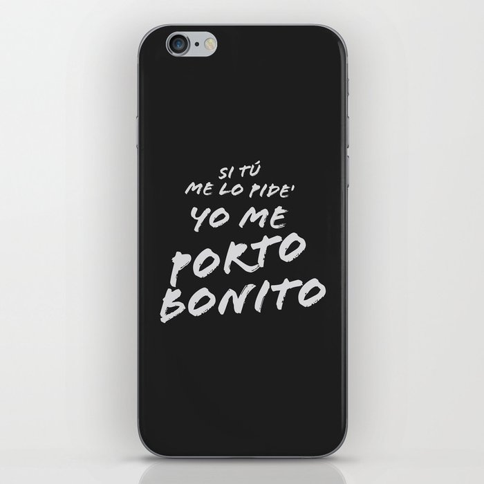 Latin music hit!. Me porto Bonito! iPhone Skin