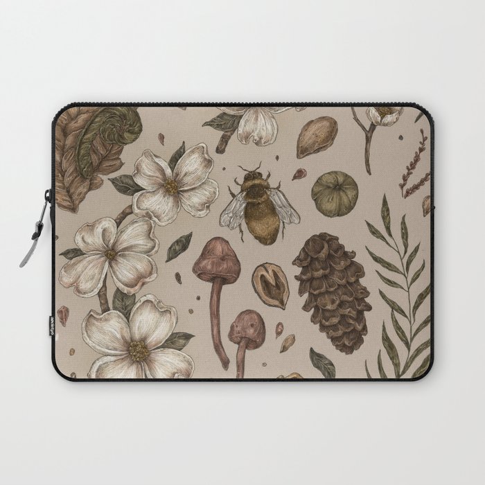 Nature Walks (Light Background) Laptop Sleeve