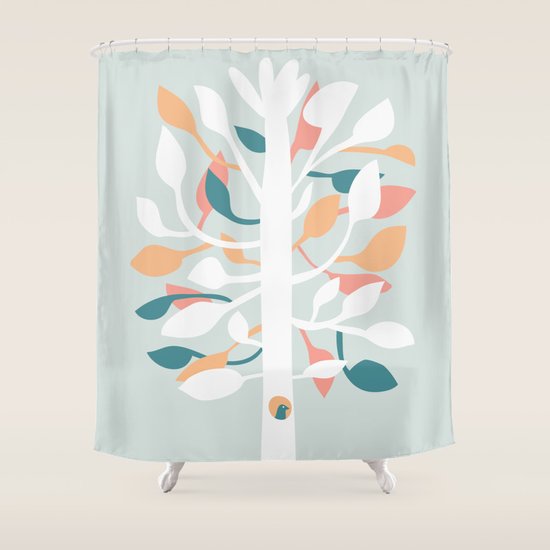 Prosperi Tree Shower Curtain By Picomodi Society6
