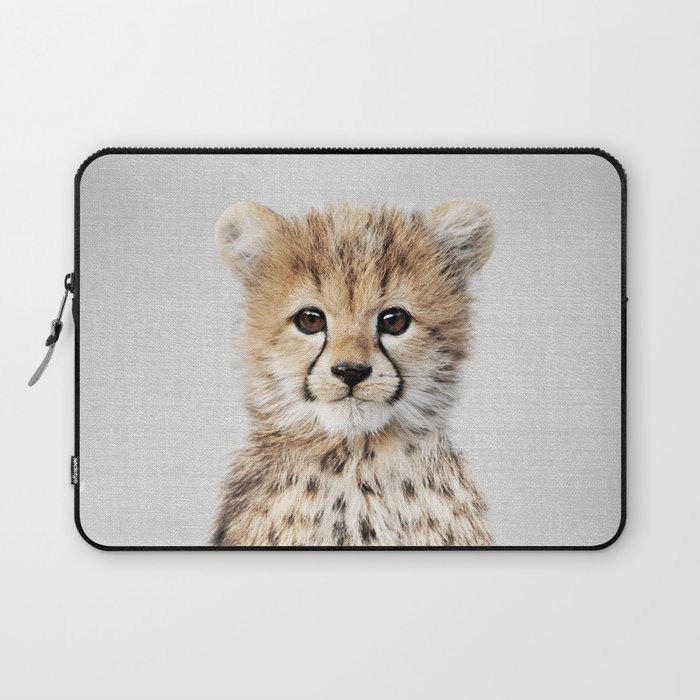 Baby Cheetah - Colorful Laptop Sleeve