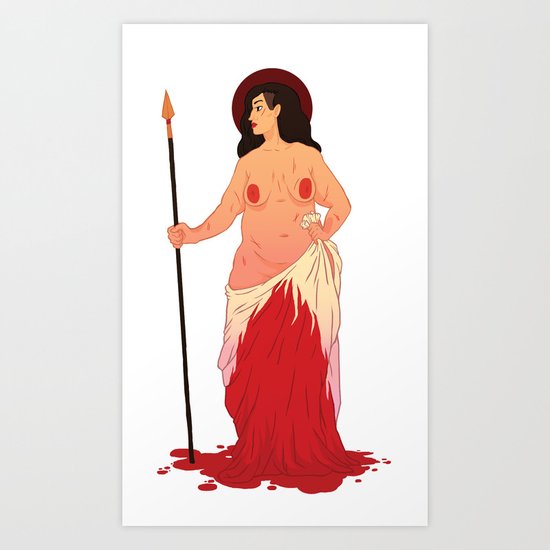Bleeds For A Week And Doesn't Die Art Print