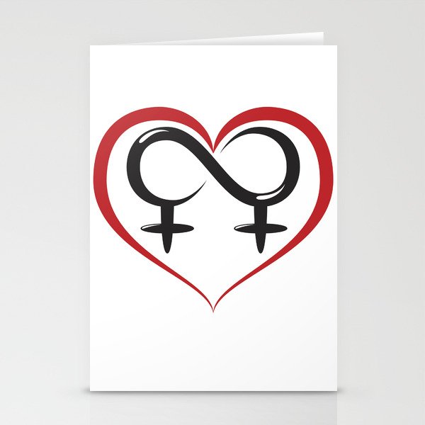 Lesbian Love Stationery Cards