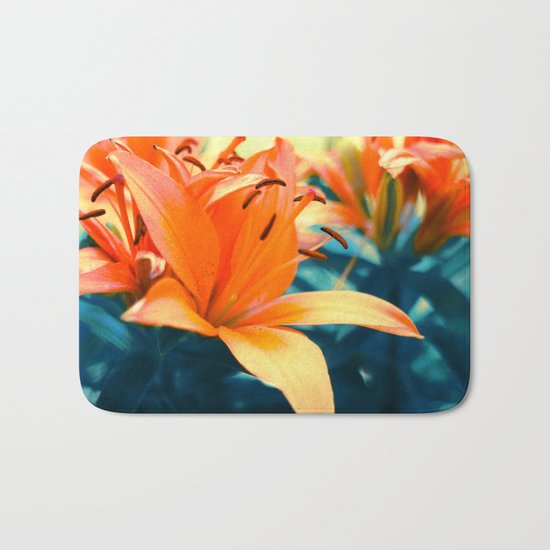 Summer Lilies I Bath Mat