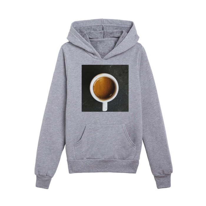 Espresso Coffee Cafe Kids Pullover Hoodie