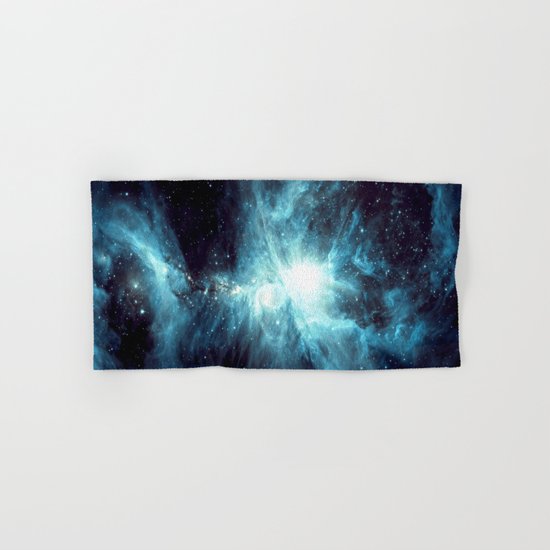 Orion Nebula Teal Hand & Bath Towel