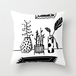 watch me grow Throw Pillow