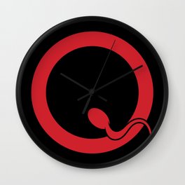 Spermy Q Wall Clock