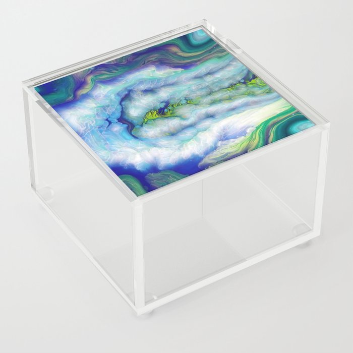 Fluid Abstract 3 Acrylic Box