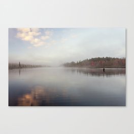 misty morning Canvas Print