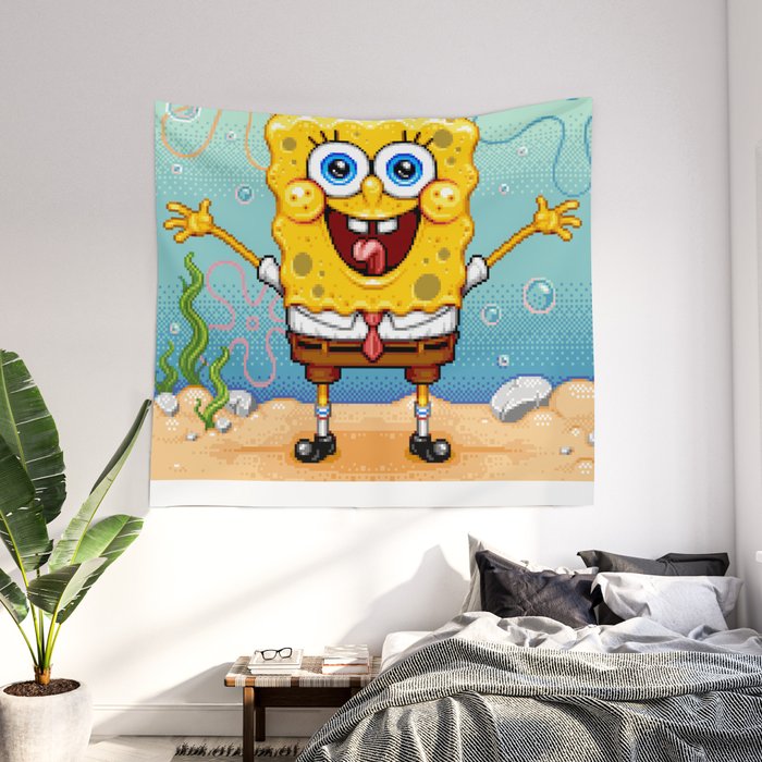Spongebob cheap wall tapestry