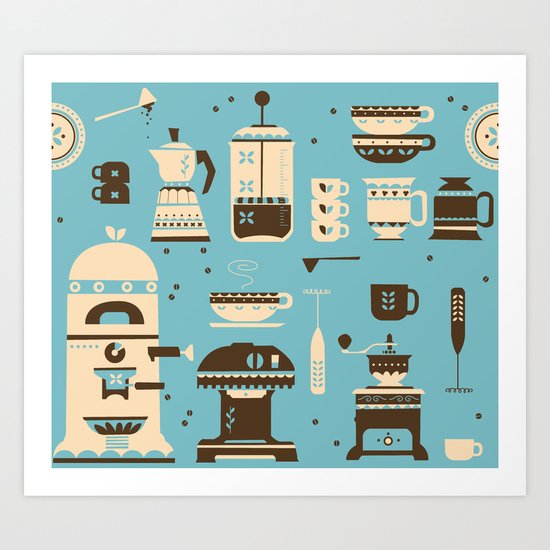 Coffee Paraphernalia Art Print