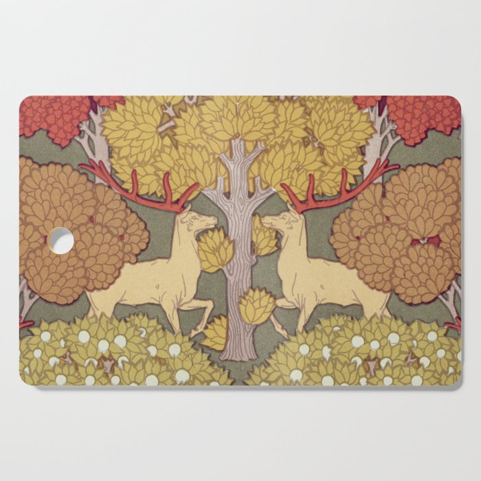 Deer and Trees Cutting Board