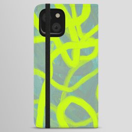 Abstract expressionist Art. Abstract Painting 14. iPhone Wallet Case