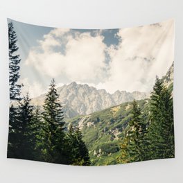 Green Summer Mountains | Wilderness Photo | Nature Landscape Photography Wall Tapestry