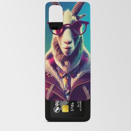 A nursery animal pop art illustration of Goat Android Card Case