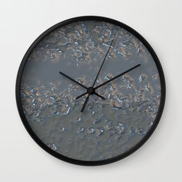 Luxury silver grey Wall Clock