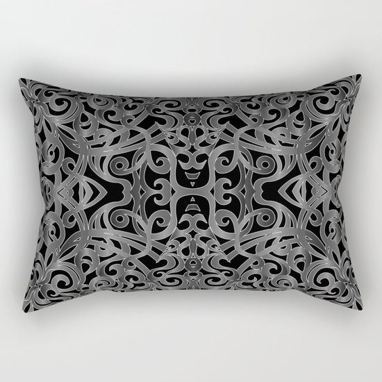 Floral Wrought Iron G19 Rectangular Pillow