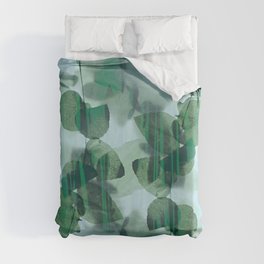 Two Lives - Botanical Leafs Abstract Duvet Cover