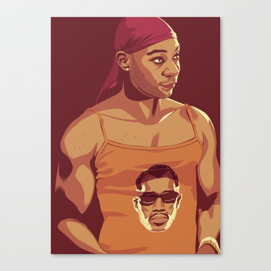 True Blood - Lafayette/Blade Canvas Print