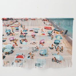 Aerial Beach, Aerial Umbrellas Photography, Beach Art Print, Seaside Beach Print, Beach Art, Home Decor Art Print Wall Hanging
