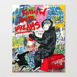 Monkeys Big Dreams Canvas Print