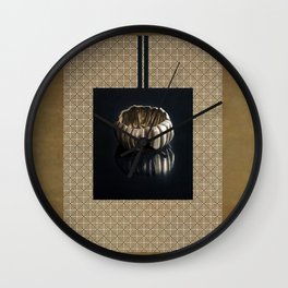 Golden- Black Luxurious Bracelet Pattern Wall Clock