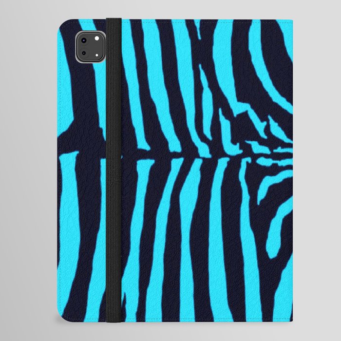 Blue Zebra  iPad Folio Case