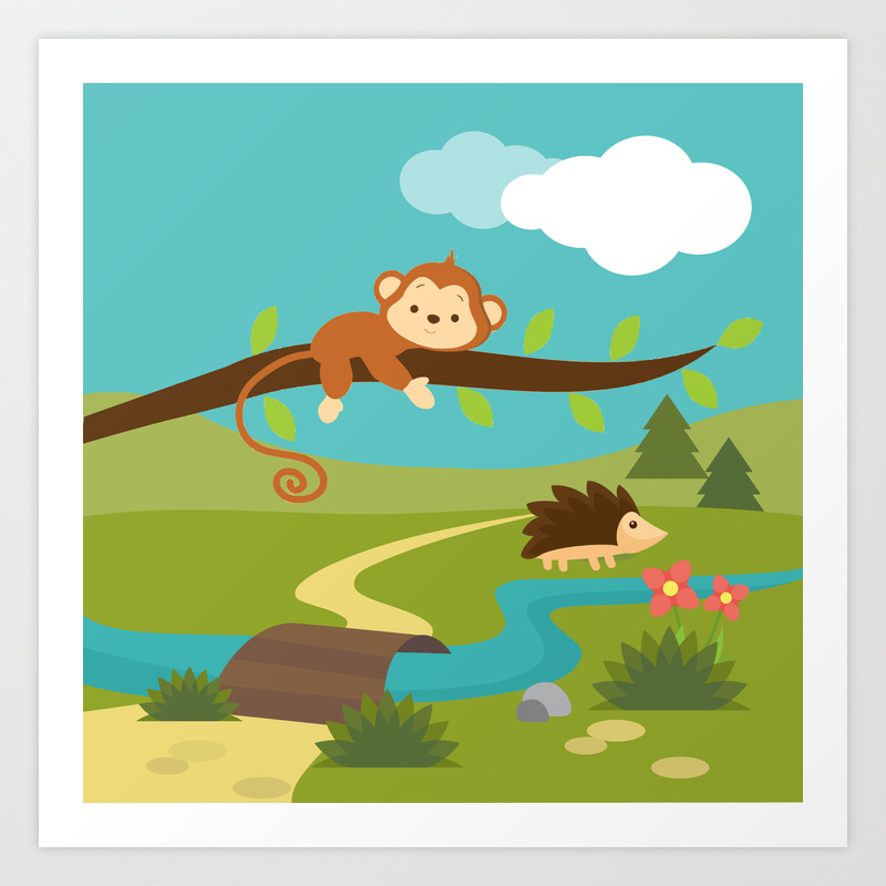 monkey nursery decor