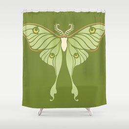 Luna Moth Shower Curtain