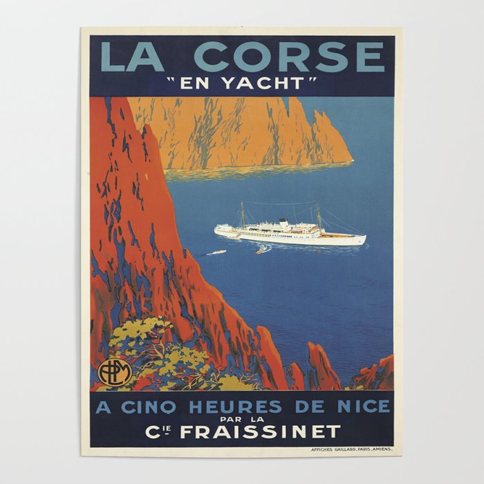 Vintage poster - La Corse, France Poster