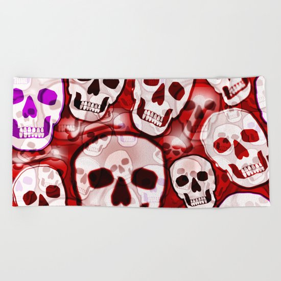 Skullzz Beach Towel