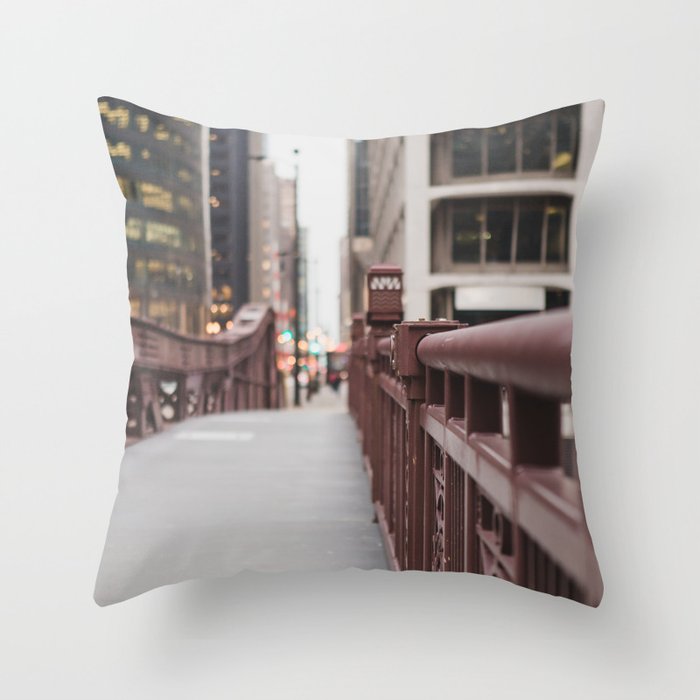 Loop Days - Chicago Photography Throw Pillow