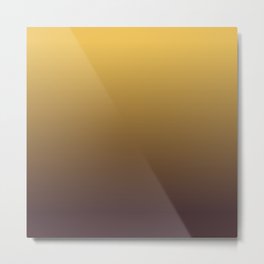 BRASS GRADIENT Metal Print