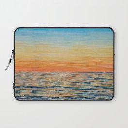 Acrylic Sunset on Ocean Laptop Sleeve