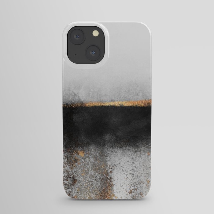 Soot And Gold iPhone Case