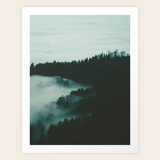 dark fog Art Print