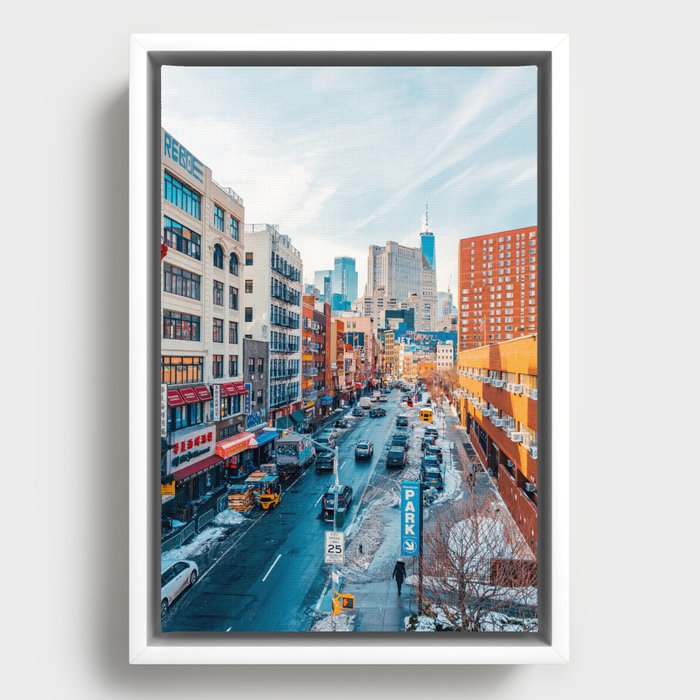 New York City II Framed Canvas