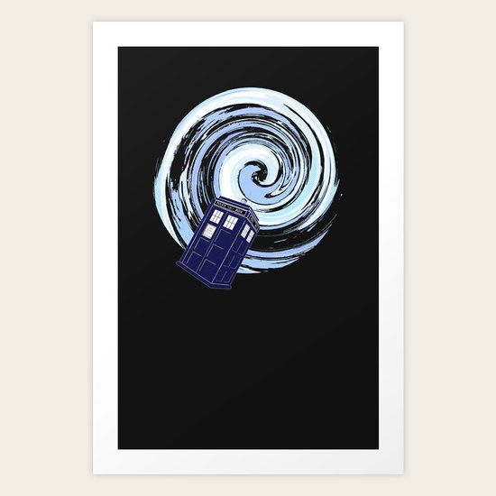 Tardis Vortex Art Print