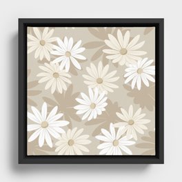 Fleurs d'été Framed Canvas